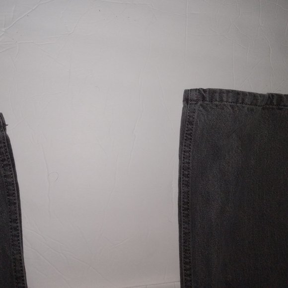 Men's Grey Boot Cut Jeans  32x34 - Picture 2 of 3
